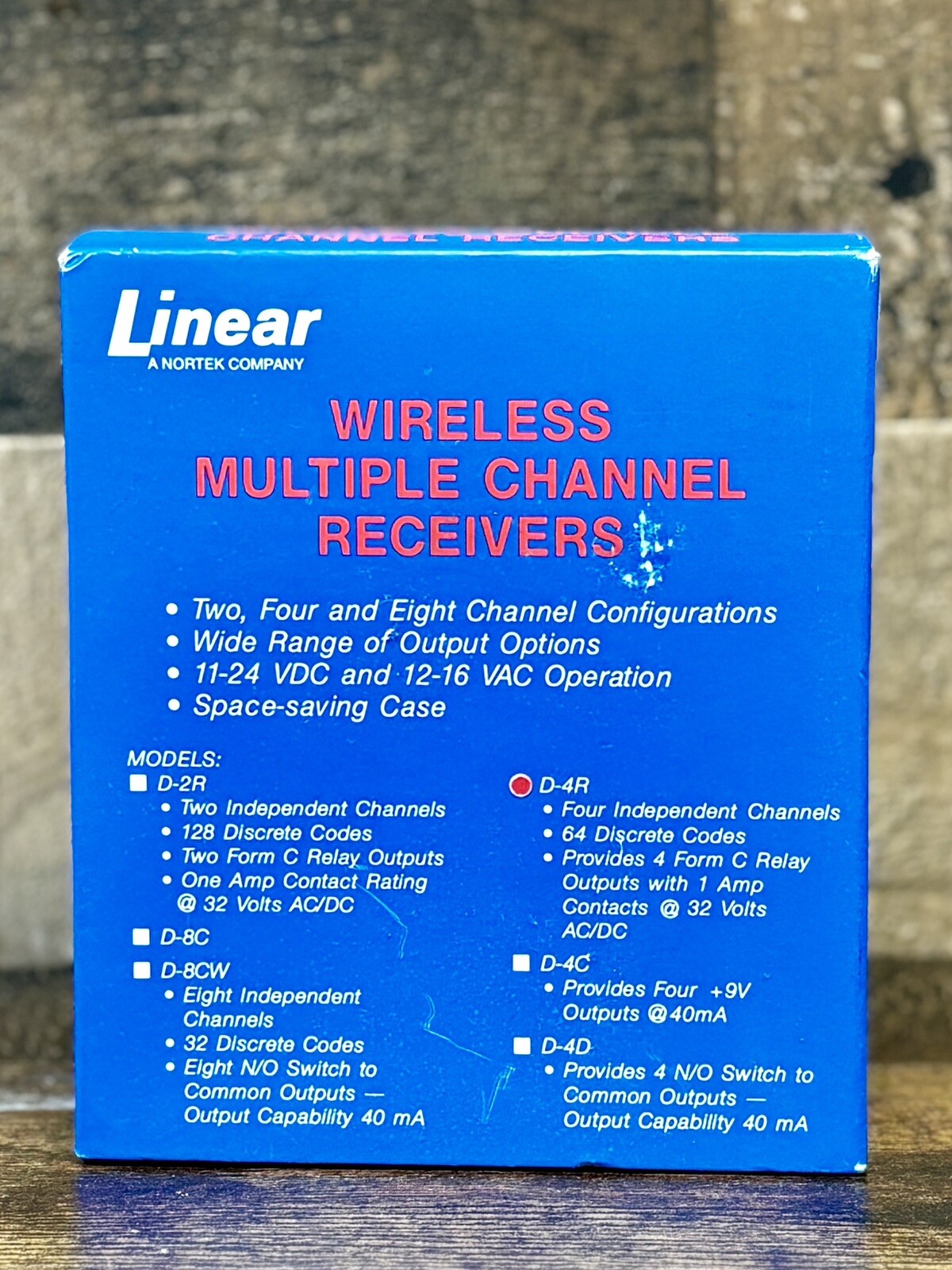 Linear D-4R 4 Channel Receiver DNR00023A