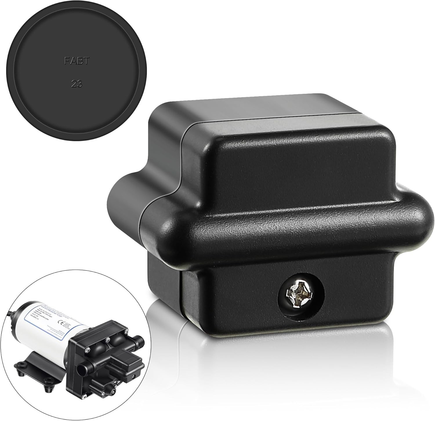 40-80 PSI Water Pump Pressure Switch Assembly for 12V 24V 110V 115V, Adjustable