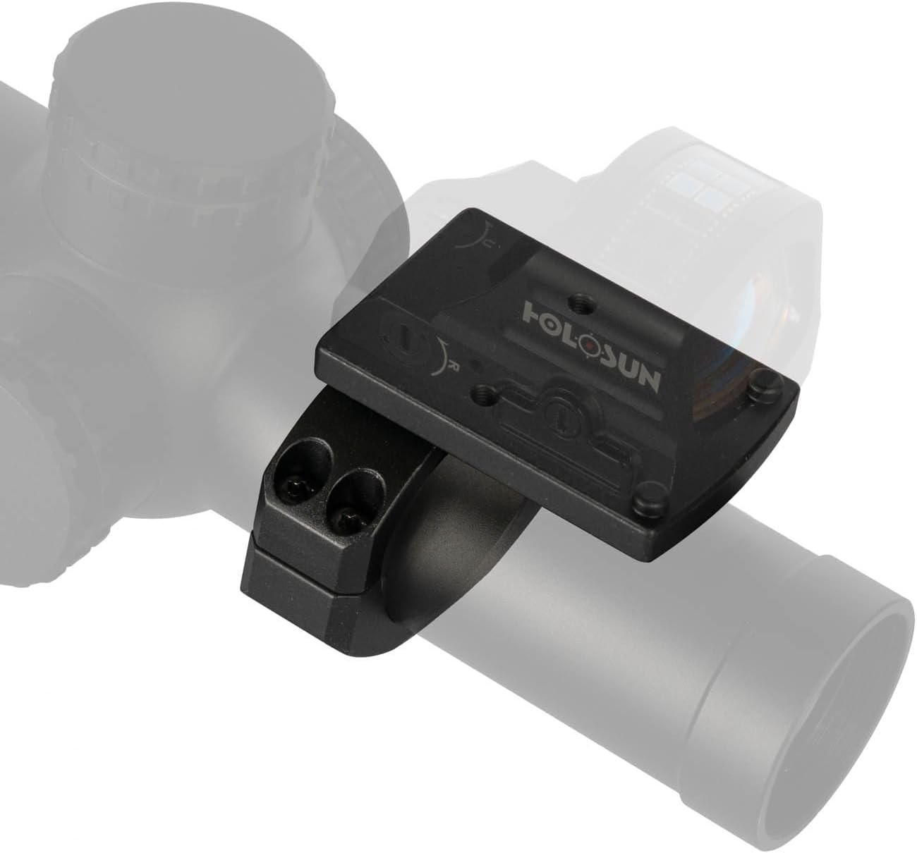 Low Profile Piggyback Red Dot Ring Mount for Rifle Scopes | 30 mm | Compatibl...