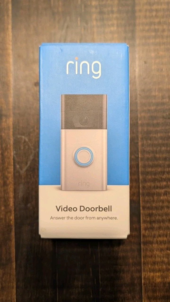 Ring 1080p HD Wi-Fi Video Doorbell - 8VRASZ-SEN0 (Satin Nickel)
