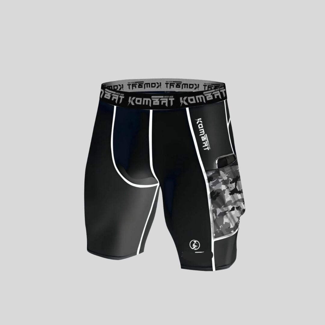 ADULT PRO COMPRESSION SHORT BLACK
