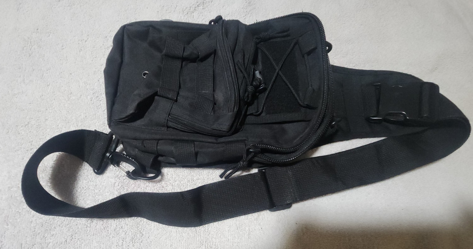 Nice Tactical Sling Bag Molle Utility Shoulder/ Chest Pack Crossbody Carry Bag