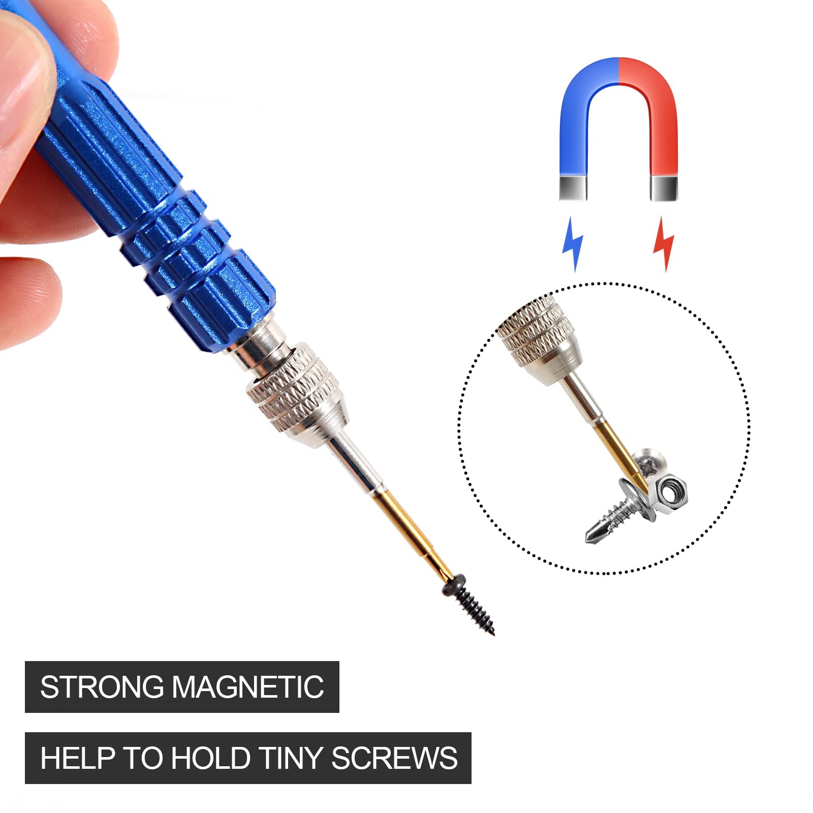 Small Screwdriver Watch Glasses Mini Set, Micro Precision Tiny Screwdriver Se...
