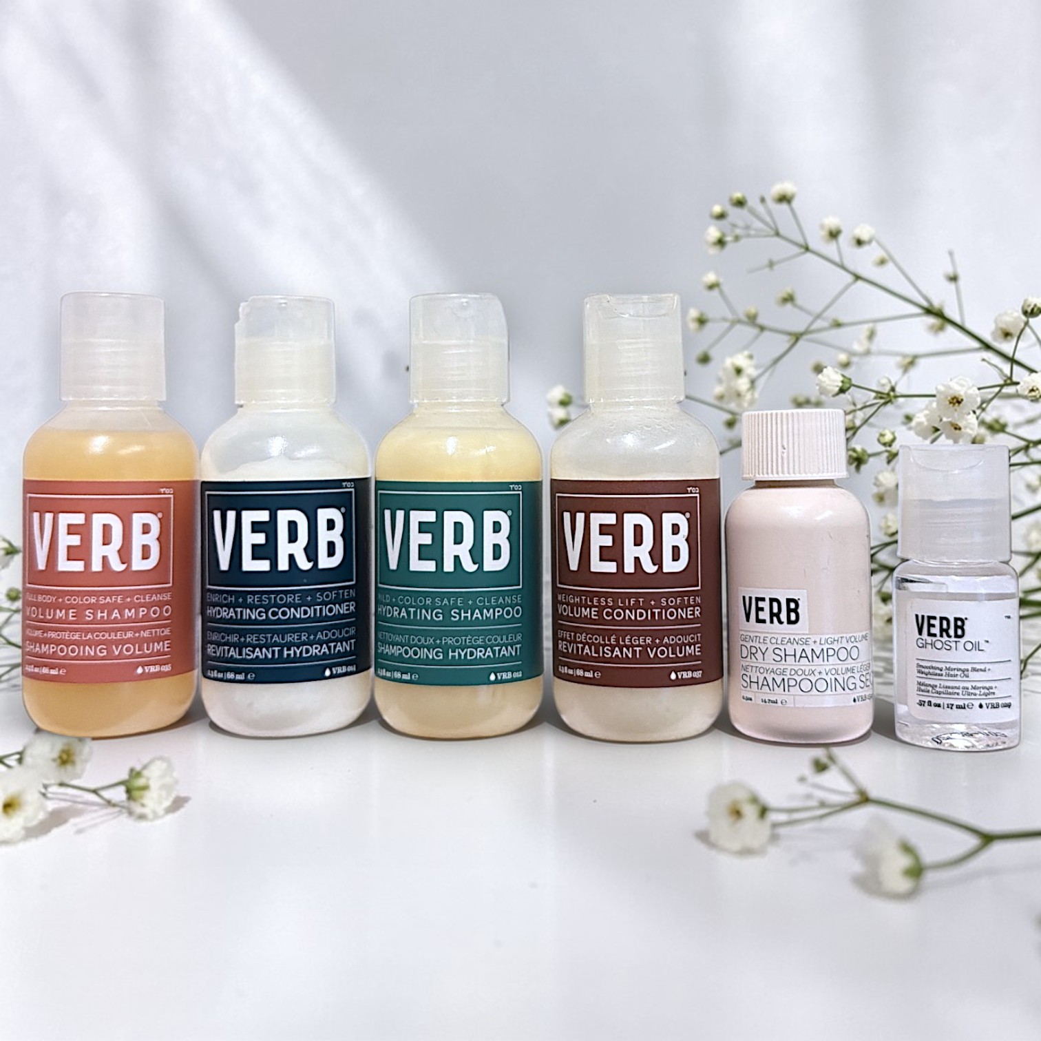 2X Verb Travel Size Volume / Hydrating / Shampoo / Conditioner /Oil Lot2 -Choose