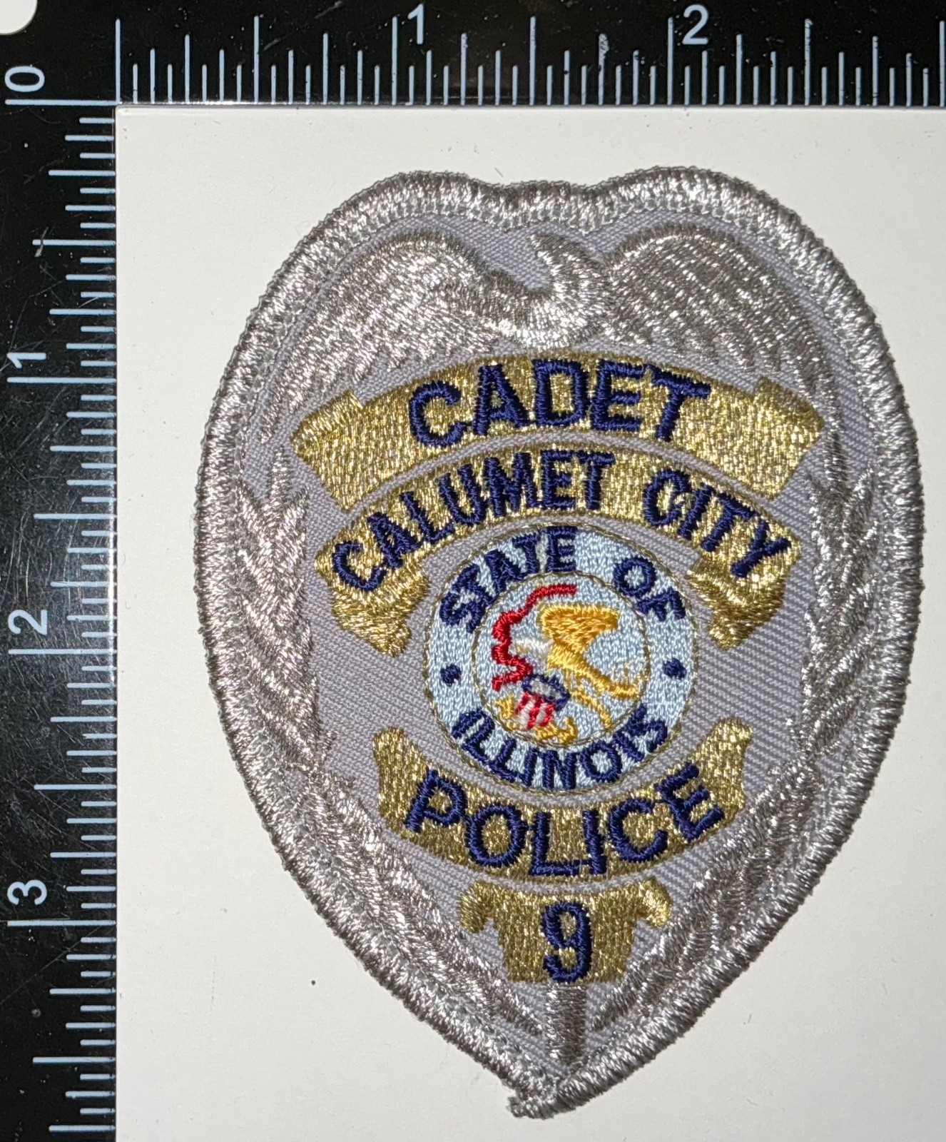 VINTAGE OBSOLETE Calumet City IL Illinois Police Cadet Patch