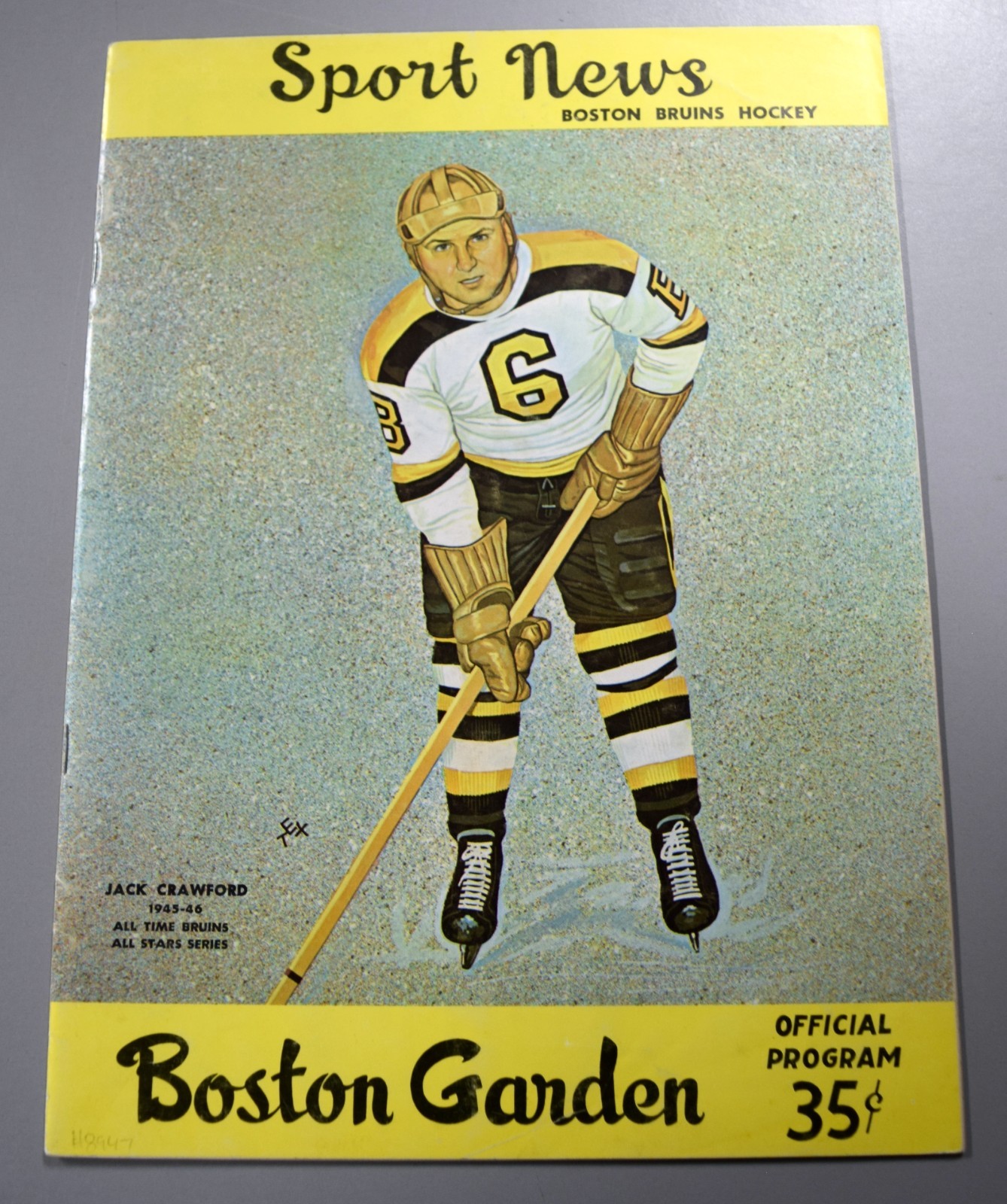 Boston Bruins Vs Montreal Canadiens January 28th 1962 Official Game Program