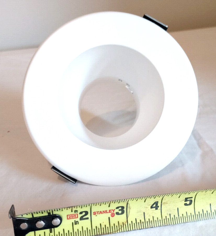 *6-Pack* Green Creative 4" Round Reflector Trim, Matte White, 98040 ADR4WH