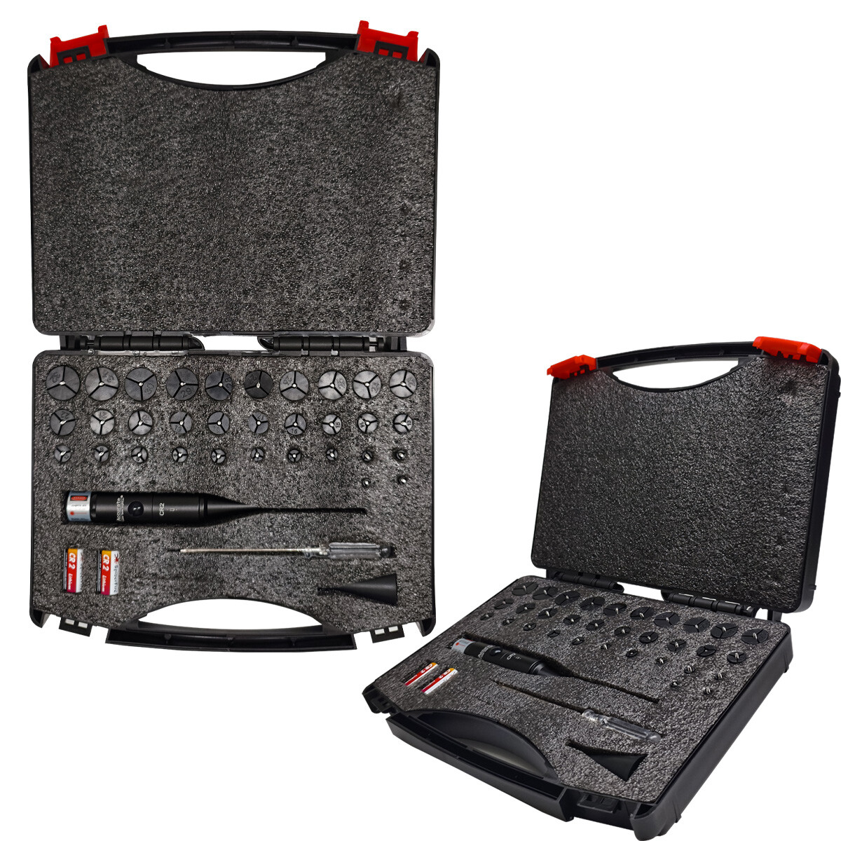 Professional Red Laser Bore Sight Kit for Multiple Caliber Upgraded Bore Sighter