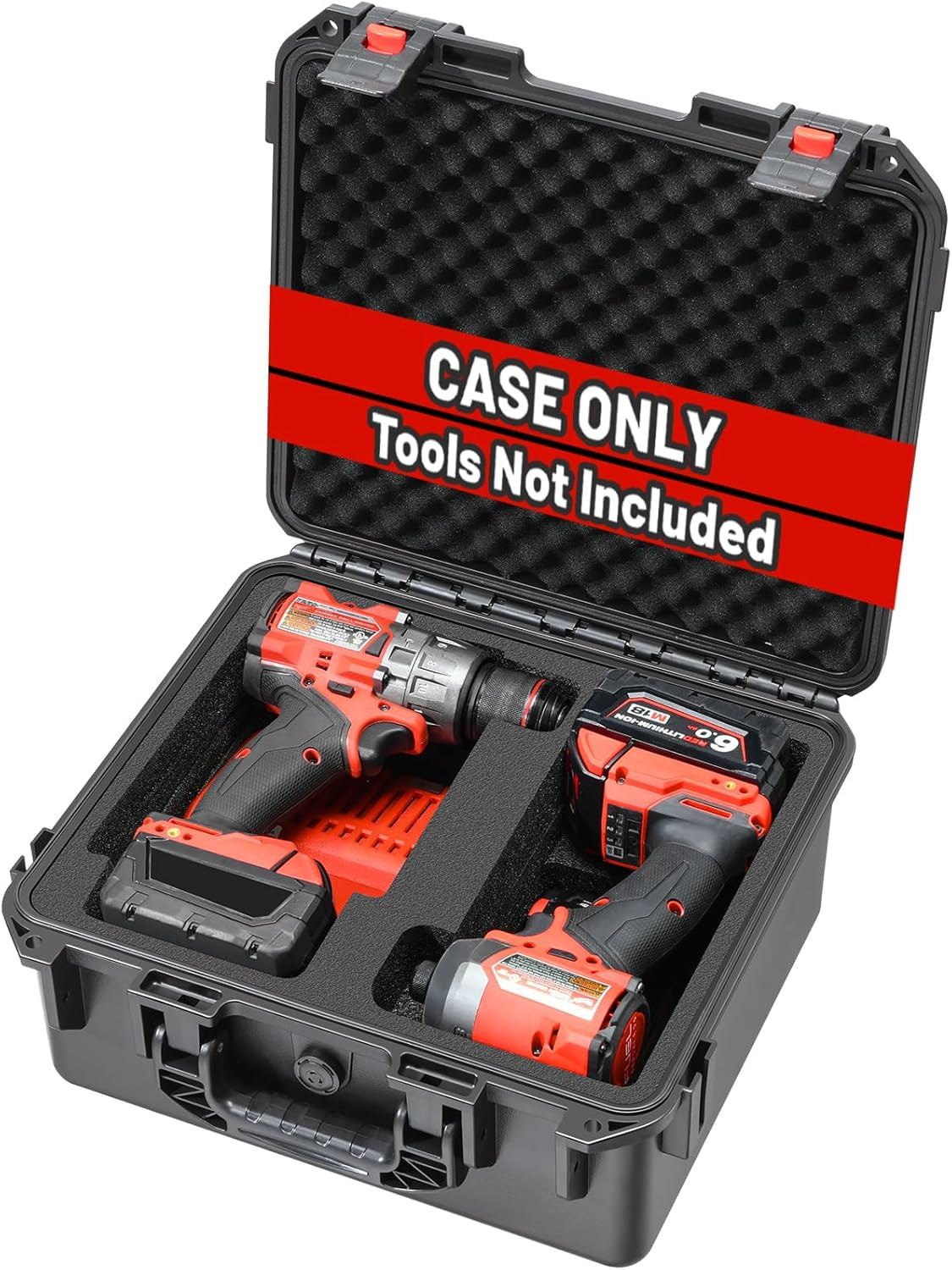 Case for Milwaukee M18 Impact Drill Driver Combo Kit - Waterproof Tool Box for M