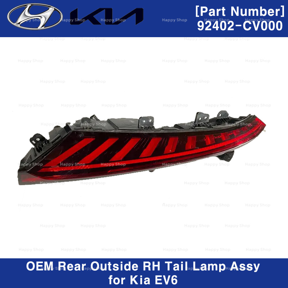 92402CV000 OEM Rear Outside RH Tail Lights Lamp Assy for Kia EV6 2021-2024