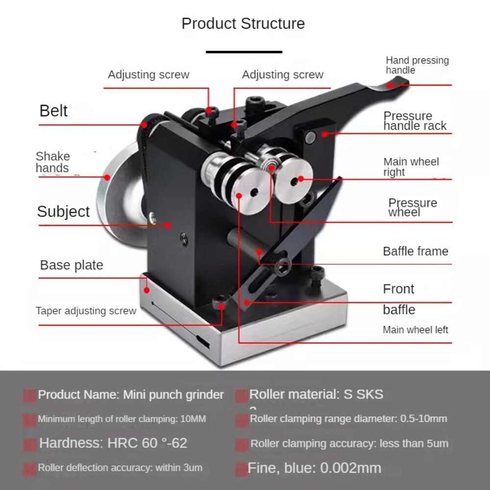 Mini High Precision Needle Grinding Machine Punch Grinding Machine Punch Needle