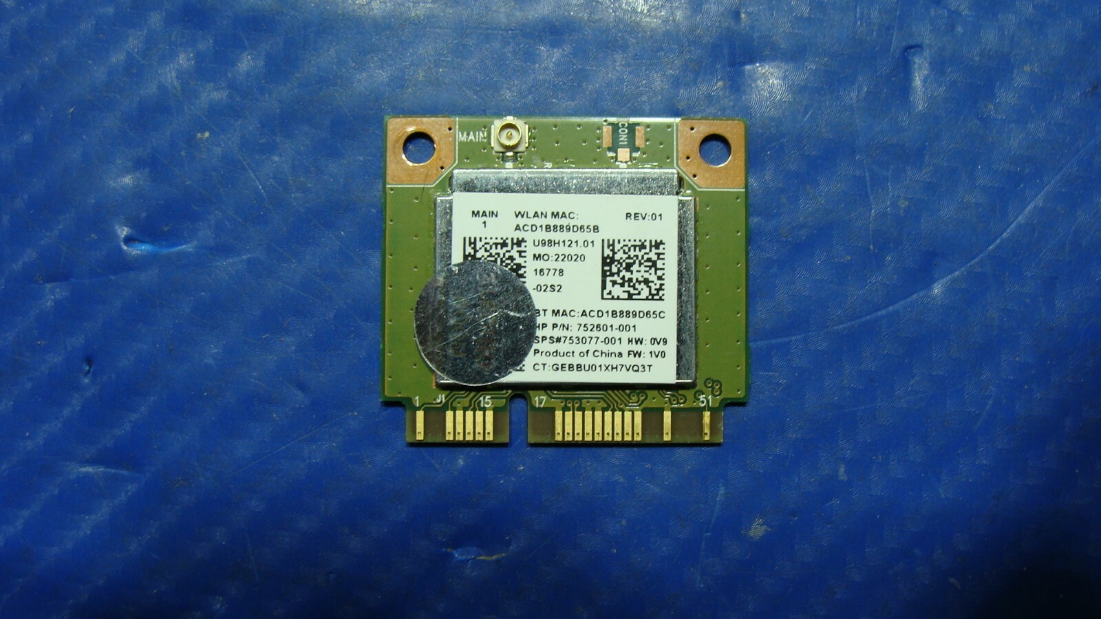 HP Stream 13-c002dx 13.3" Genuine Wireless WiFi Card RTL8723BE 752601-001