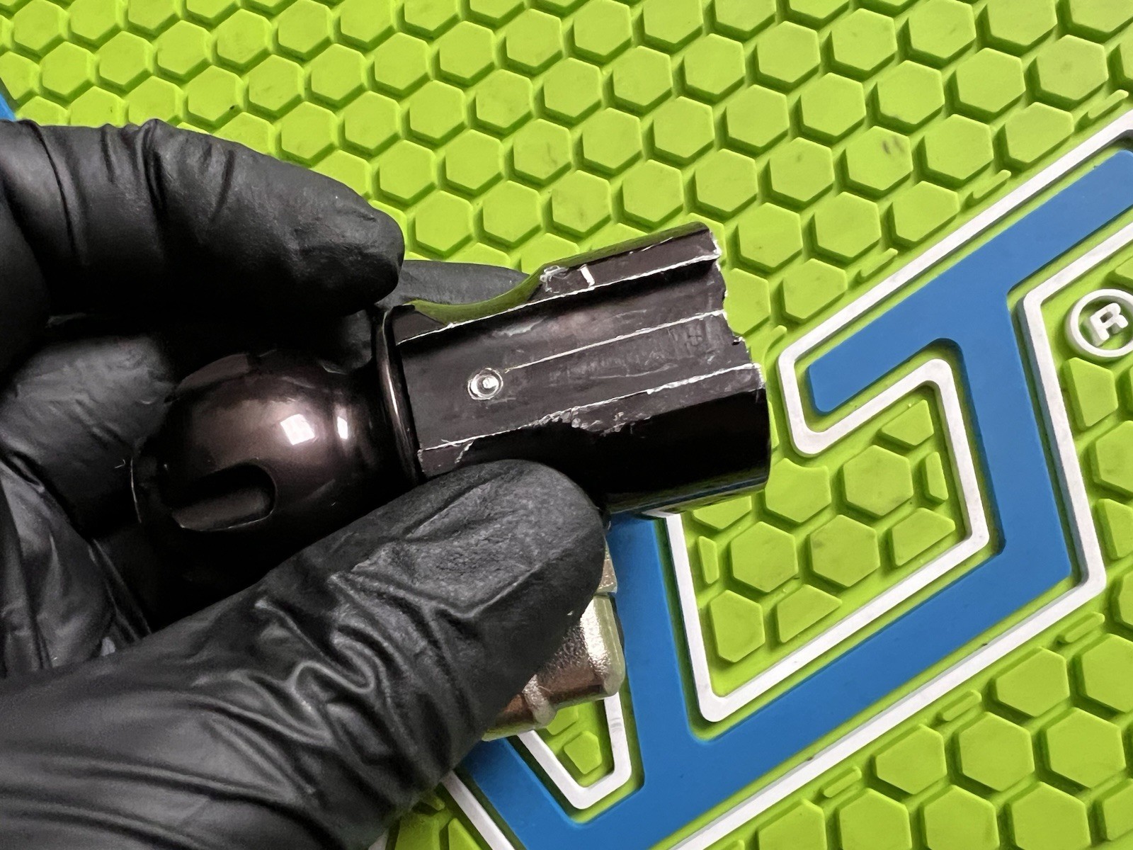 TRINITY PAINTBALL DOVETAIL ON/OFF ASA + MACROLINE FITTING - GLOSS BLACK