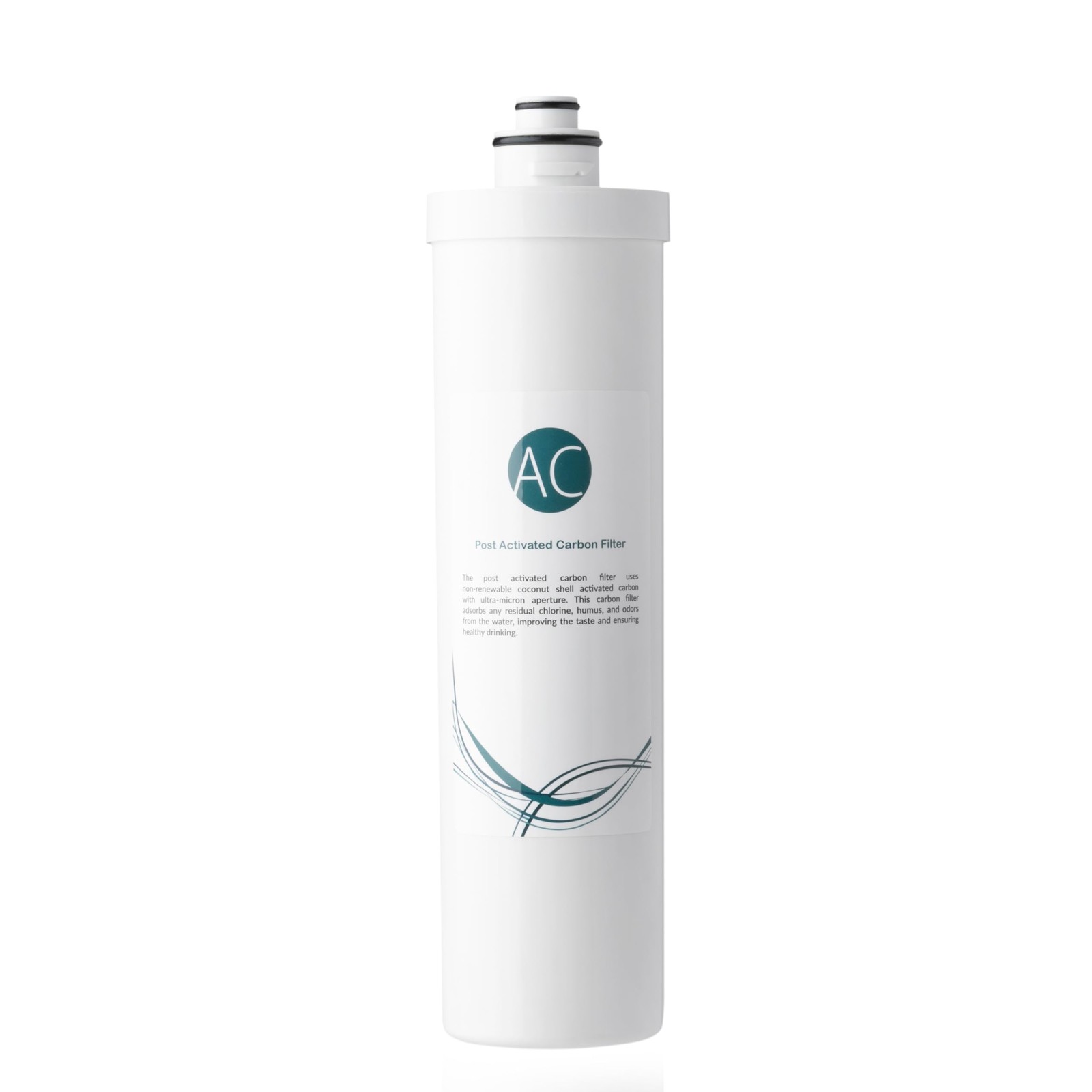 iSpring FT15Q Inline Carbon Filter Under Sink Water Filter System, Quick Change