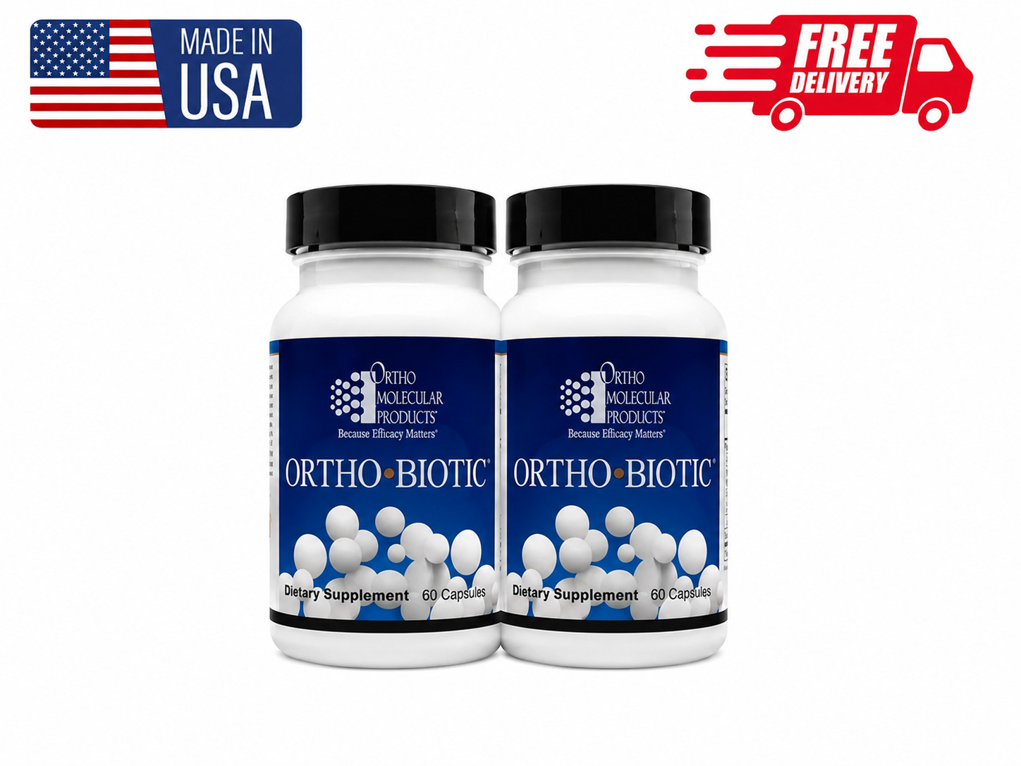 2PACK ORTHO BIOTIC | 120 Capsules | Expiry Date 04/04/2028
