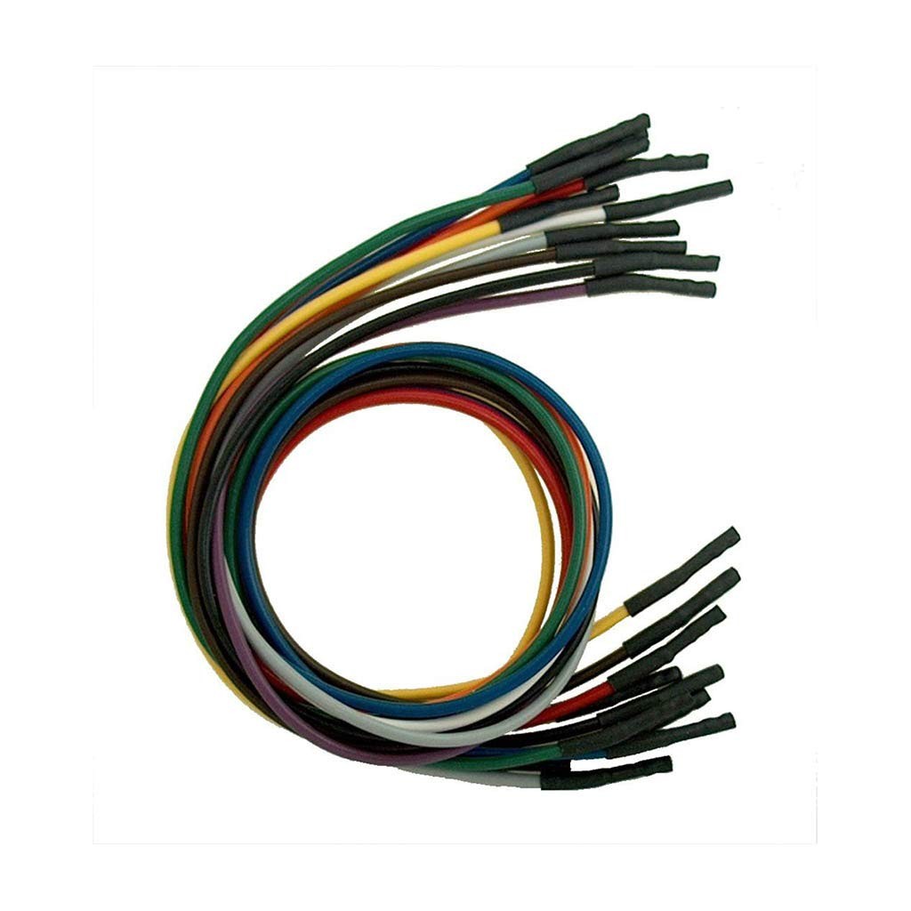 E-Z-HOOK 0.025" Square Socket Test Lead Jumper (22 AWG PVC - 12" assorted