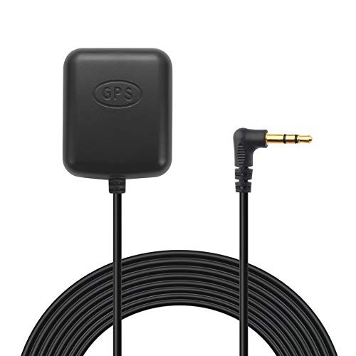 Car Dash Cam GPS Antenna 3.5mm Plug - Waterproof Hidden Adhesive Mount for