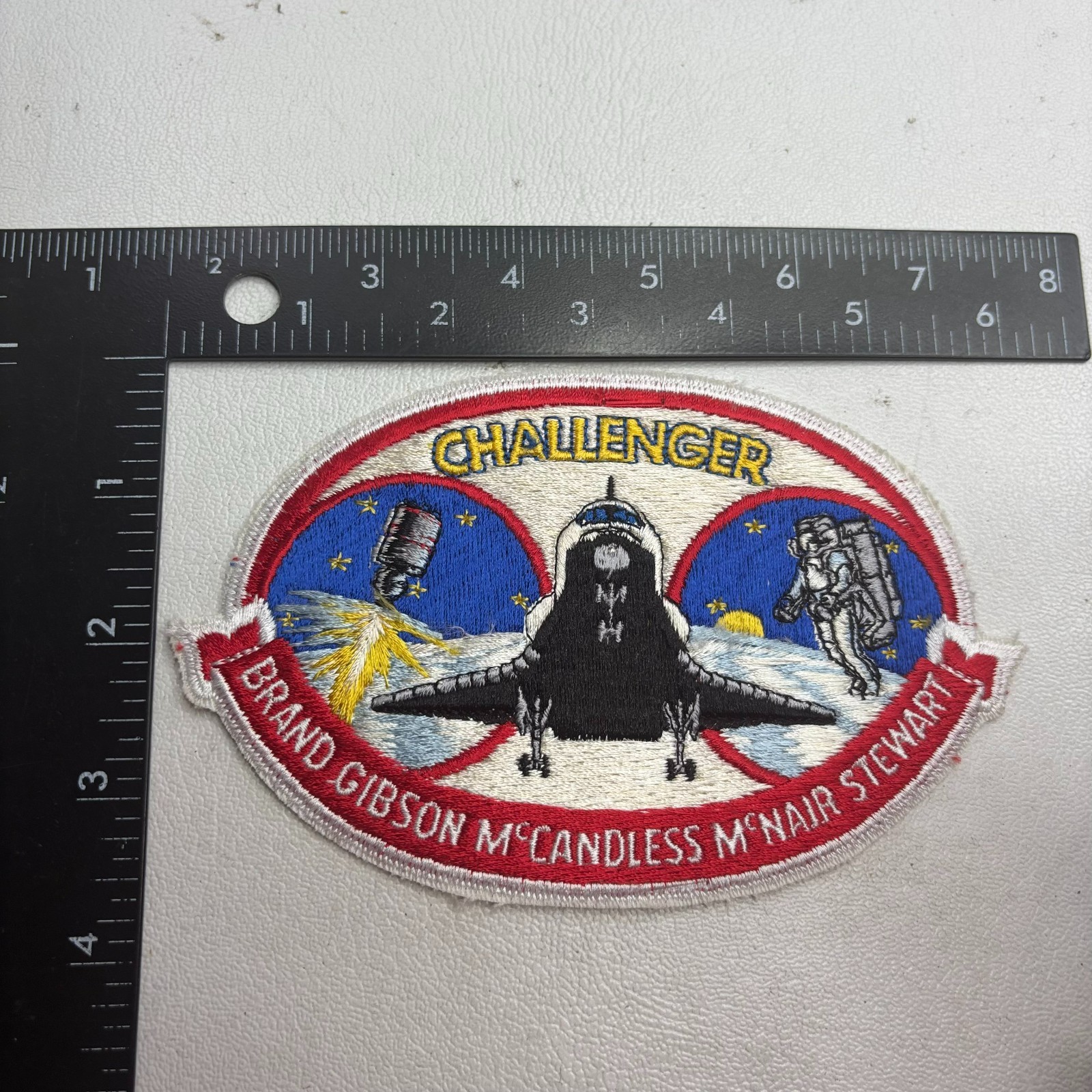 Vtg Space Shuttle CHALLENGER Mission STS 41-B Astronaut STS Patch 65XC