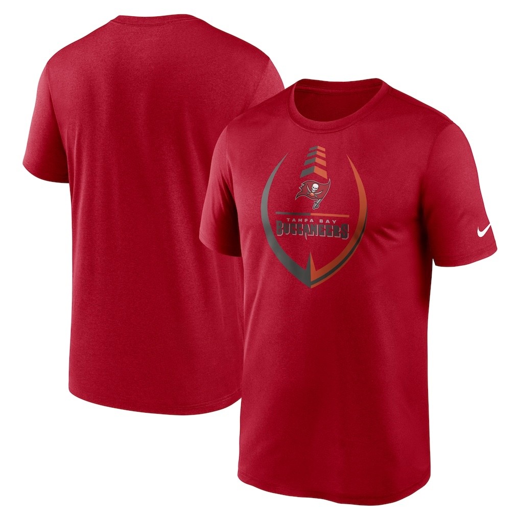 New Nike Tampa Bay Buccaneers Mens NFL Football Short Sleeve Shirt Size XL