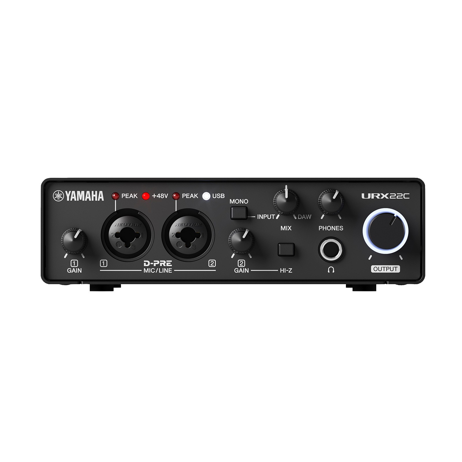 Yamaha Pro Audio URX22C Audio/MIDI Interface with Cables Package