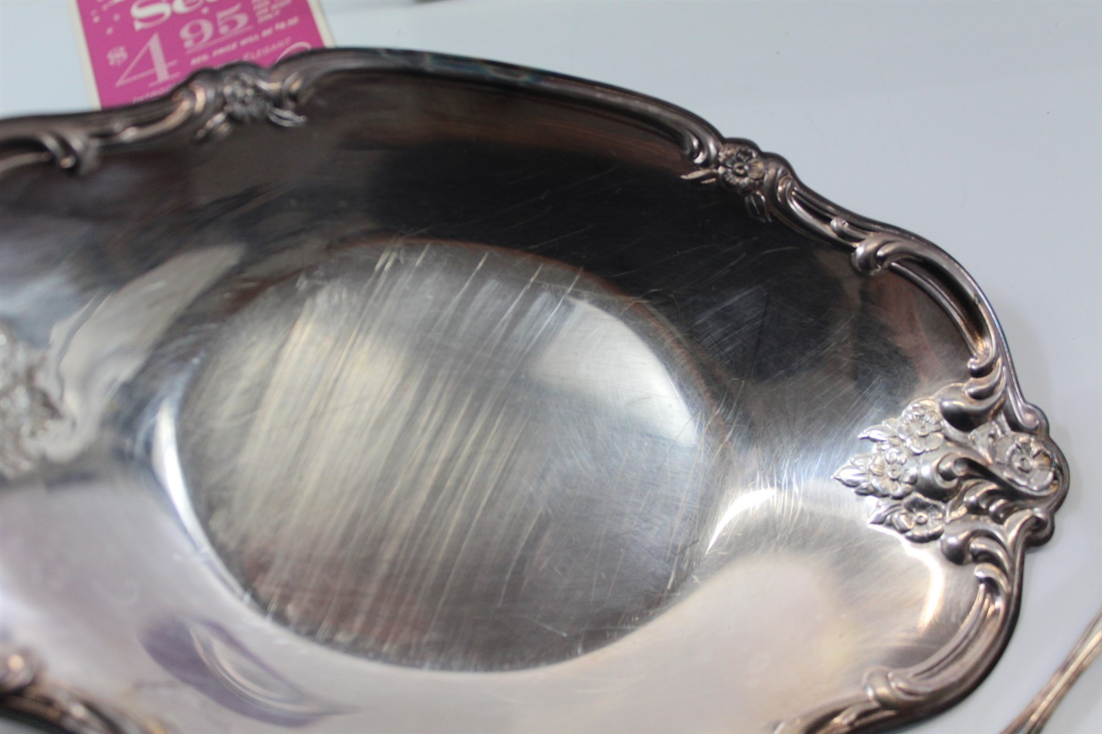 Vintage 2 PC Party Serving Set by International Silver Orleans Pattern