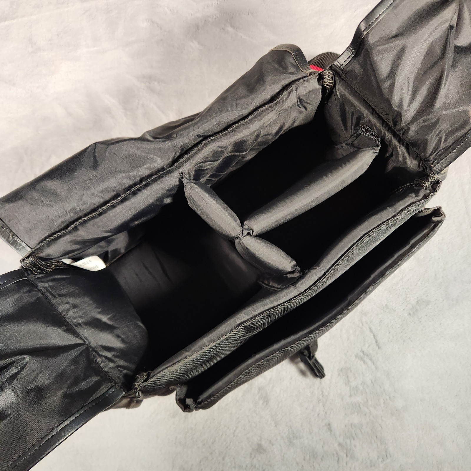 Fotima Camera Bag Black Adjustable Strap Padded Compartments F430NS