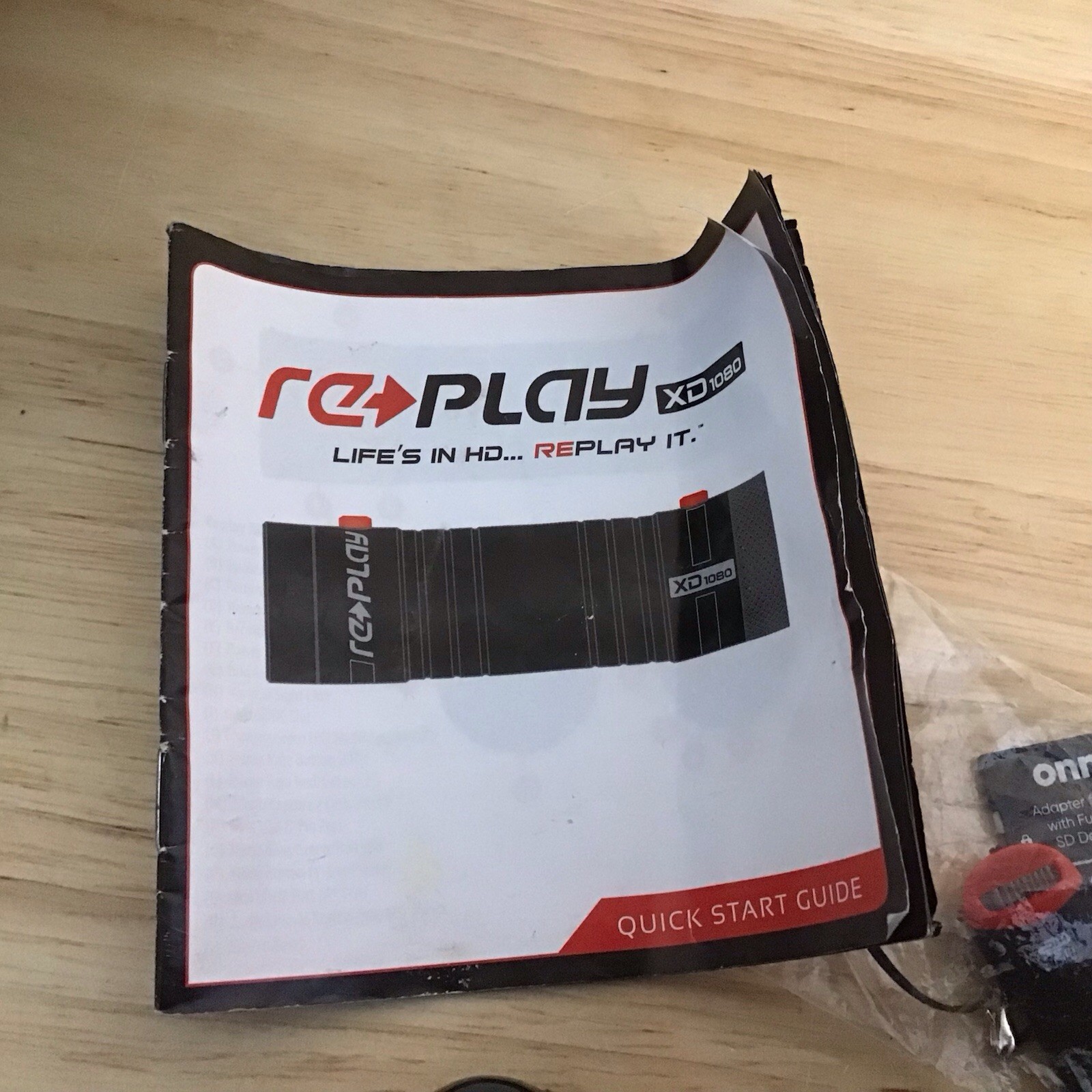 Replay Mini HD Video Camera 1080p Sports Action Cam ReplayXD Kit (No Screen)