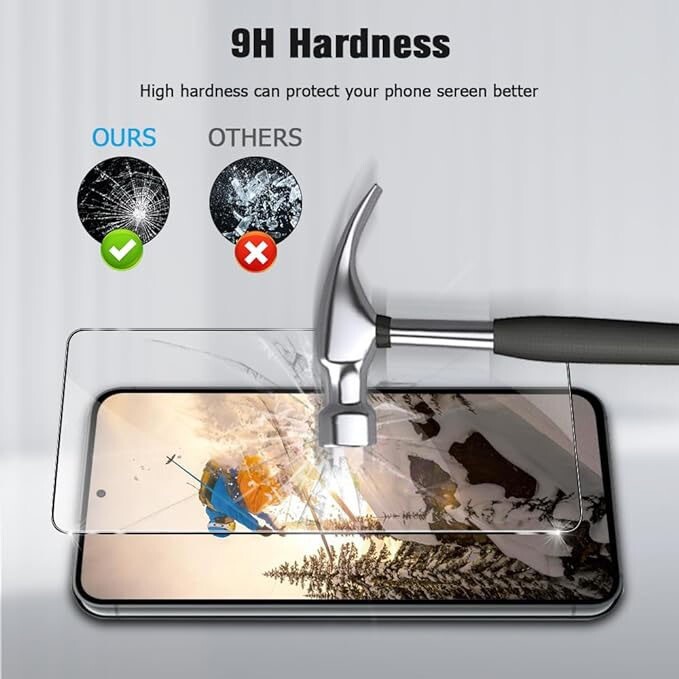 3-Pack Tempered Glass Screen Protector Full Coverage for Samsung Galaxy A54 5G
