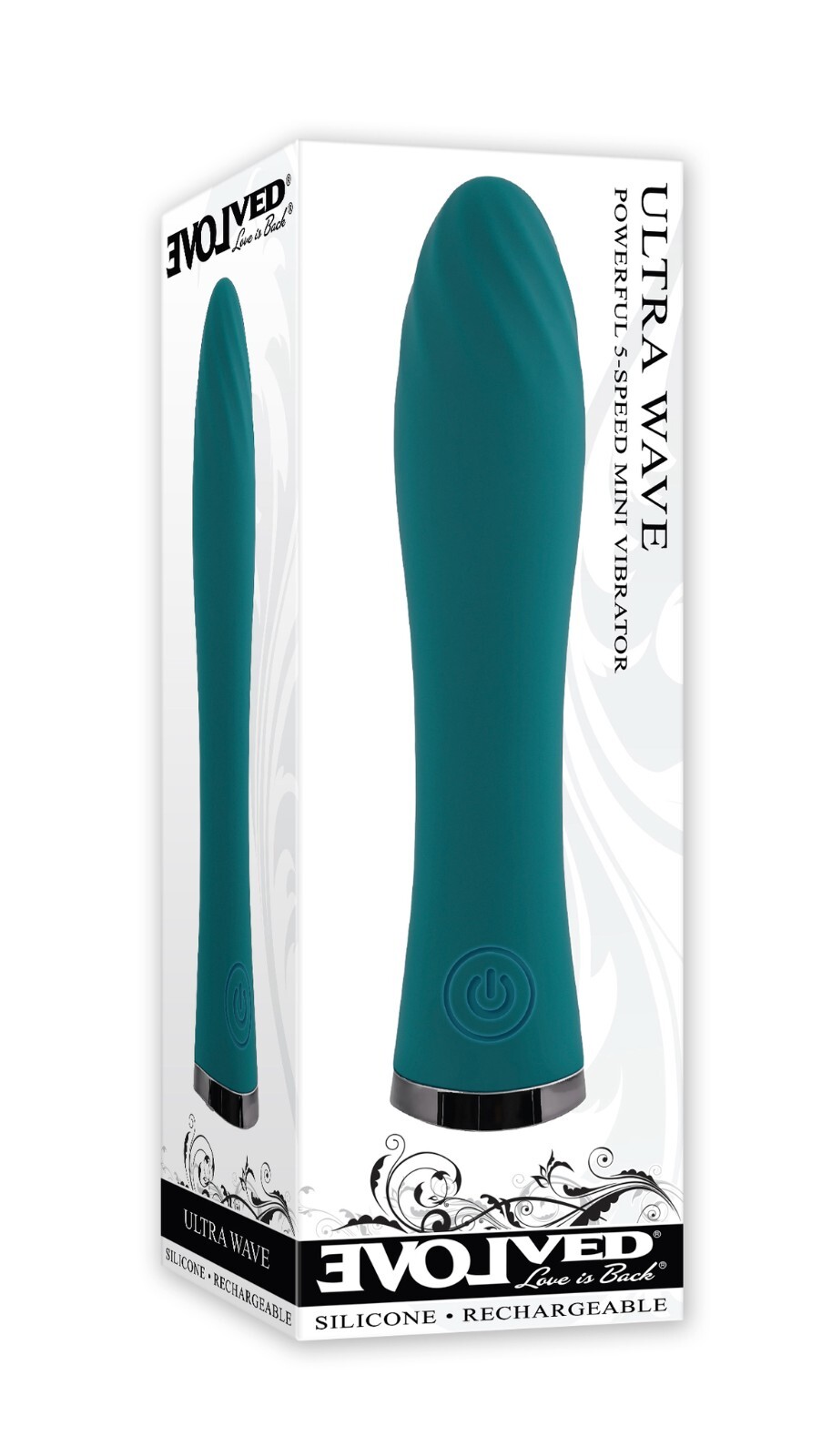 Evolved Ultra Wave Powerful 3 Speed Mini Green Vibrator, New