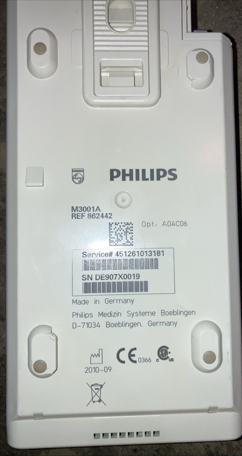 PHILIPS M3001A Ref 862442 A01 SpO2 NBP ECG Module TESTED A+ Condition