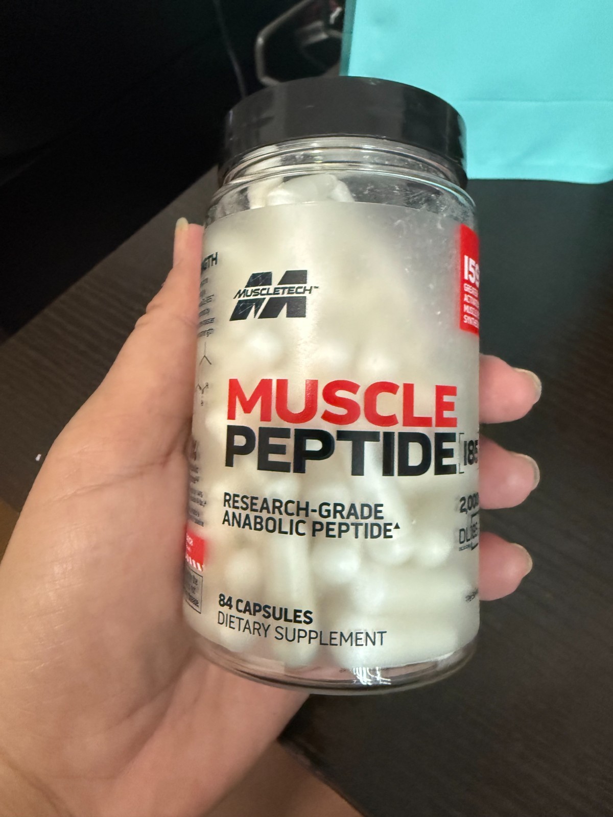 Muscletech Muscle Peptide Capsules 84 Count New Sealed Exp 04/29