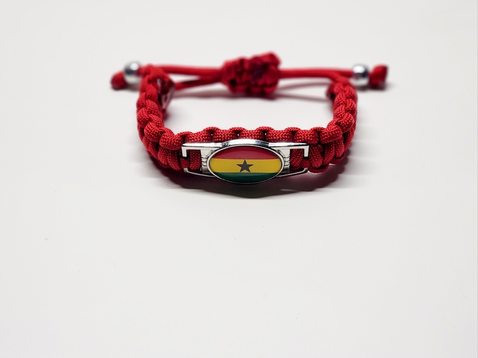 Ghanaian Pride Adjustable Fashion Charm Bracelet Ghana Country Flag