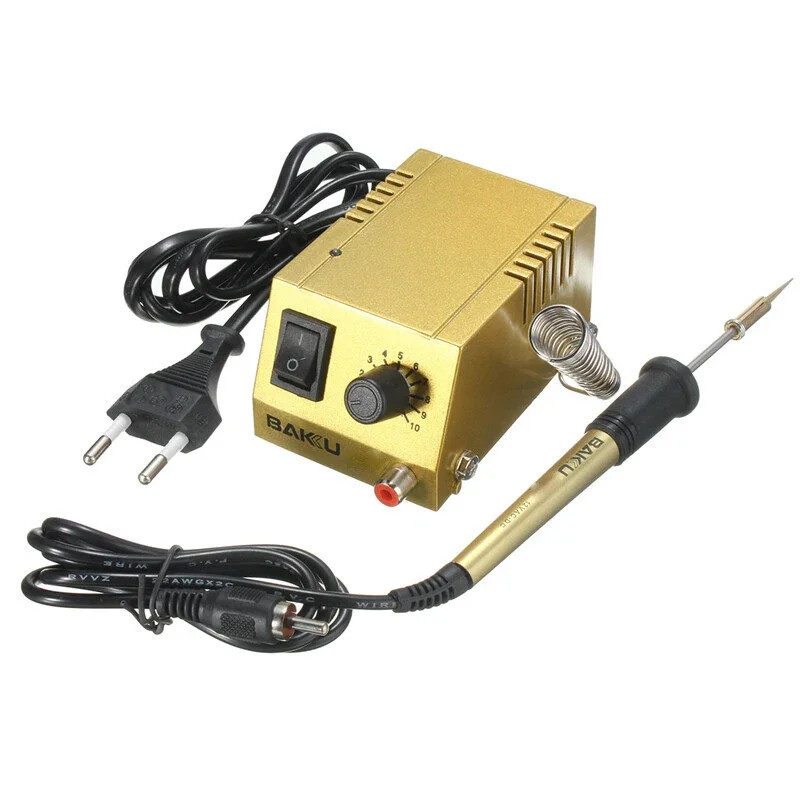 BK-938 220V 18W Adjustable Mini Soldering Station Heating Soldering Iron