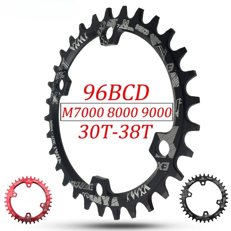 MTB Bicycle Oval Chainring 96BCD Road Bike Round Sprockets 30T 32T 34T 36T 38T
