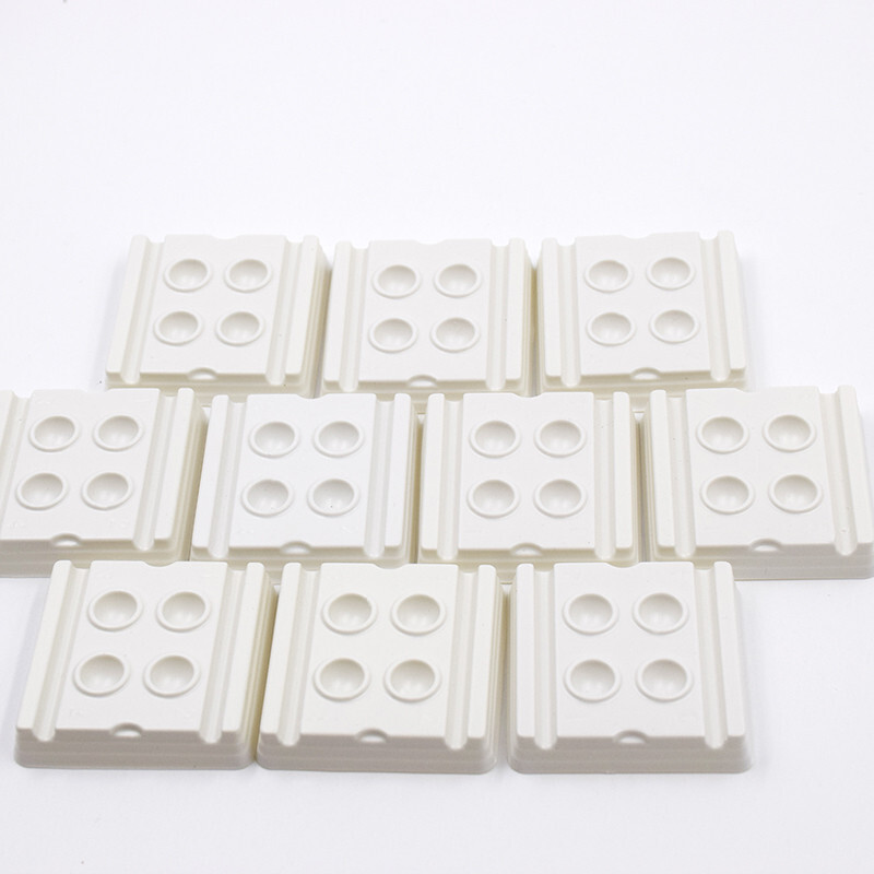 10Pcs Dental Disposable Wells/Trays 4 Holes Applicator Craft Bonding Trays Model