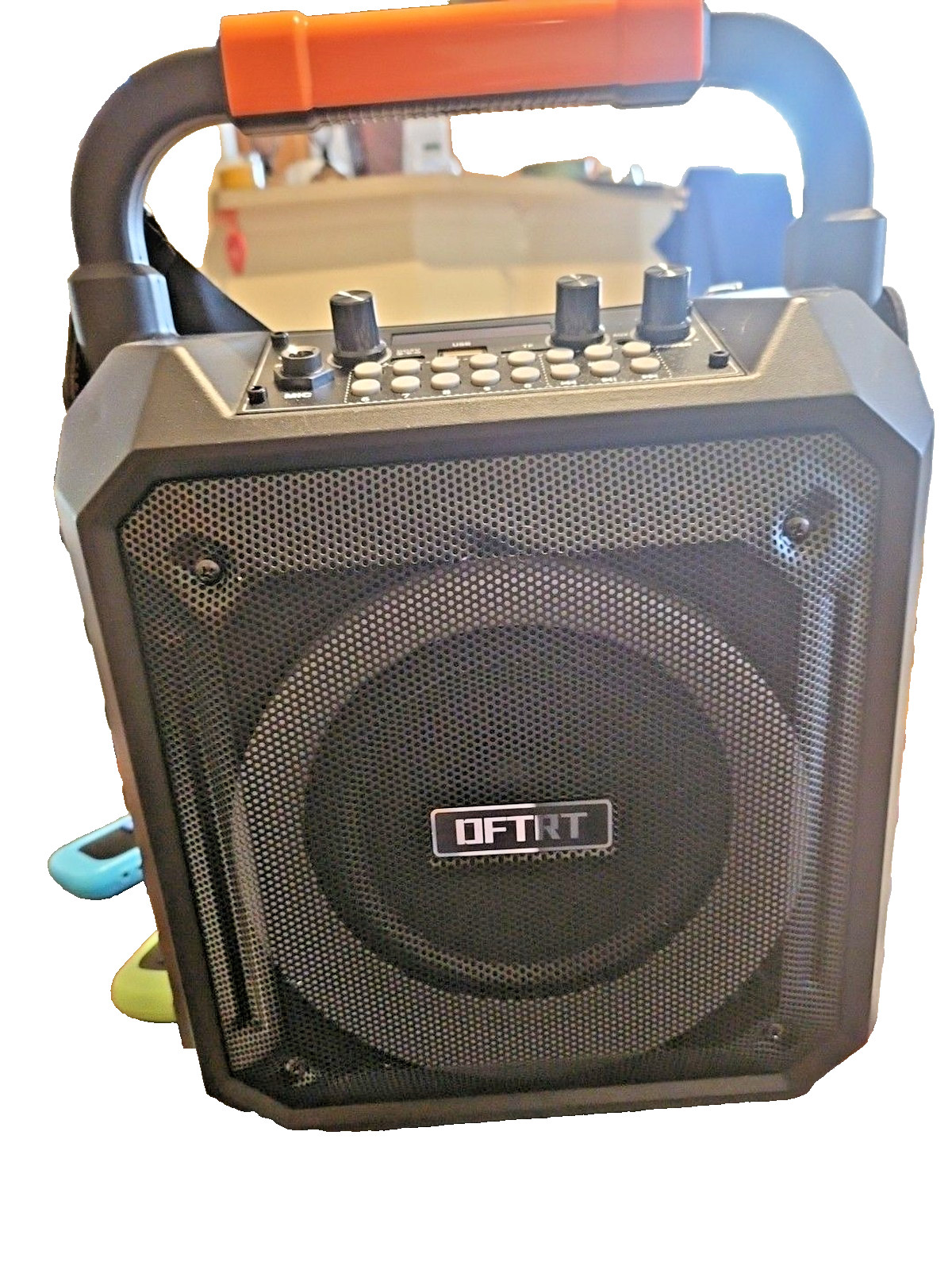 Karaoke Machine, Portable Bluetooth Speaker with 2 Wireless Microphones