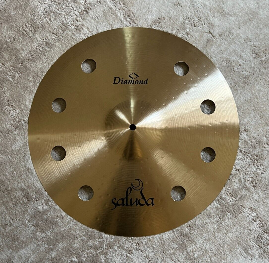 SALUDA Diamond Series NEW 18" VENTED CRASH CYMBAL Hand Crafted