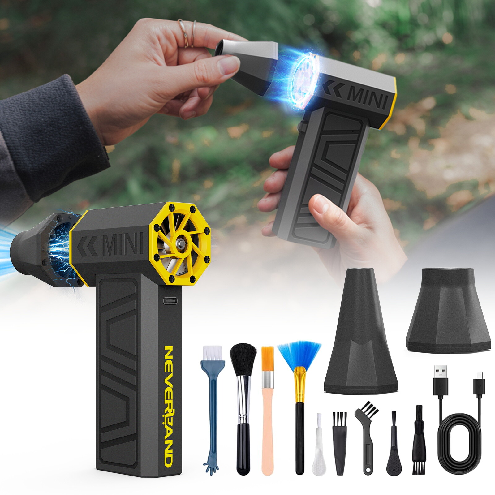 180000RPM Wireless Compressed Air Duster Super Power Electric Air Duster Cleaner