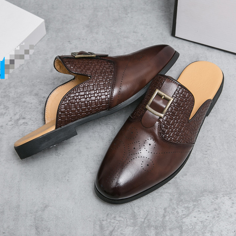 Men's Slippers Slip-On Formal Wear Casual Open Back Sandals