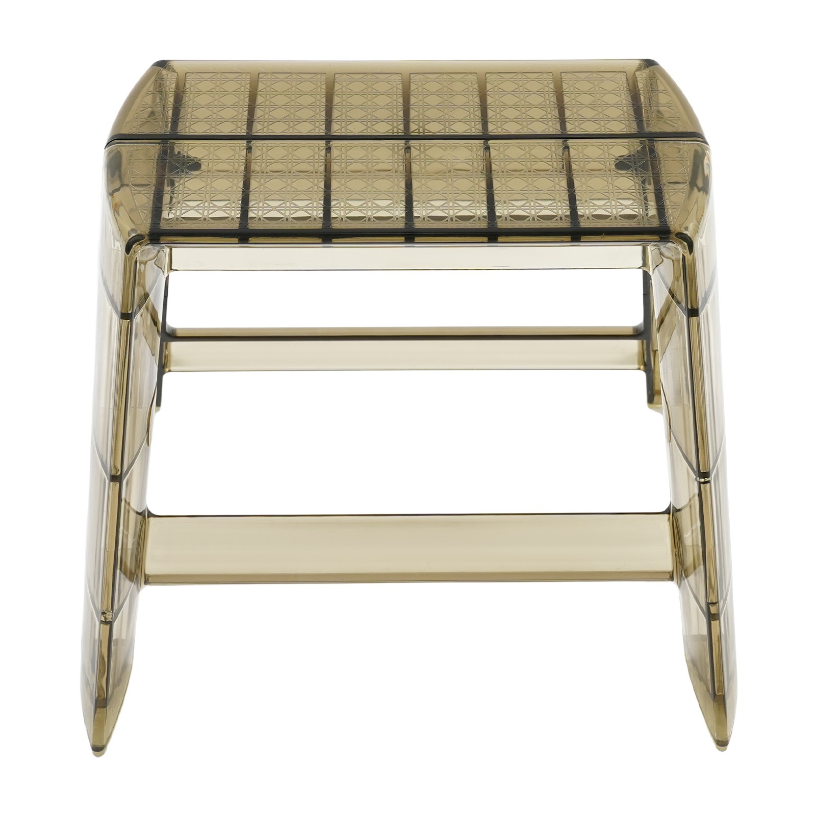2 Step Protable Step Ladder Step Stool Clear Coffee Stool For Indoor Outdoor