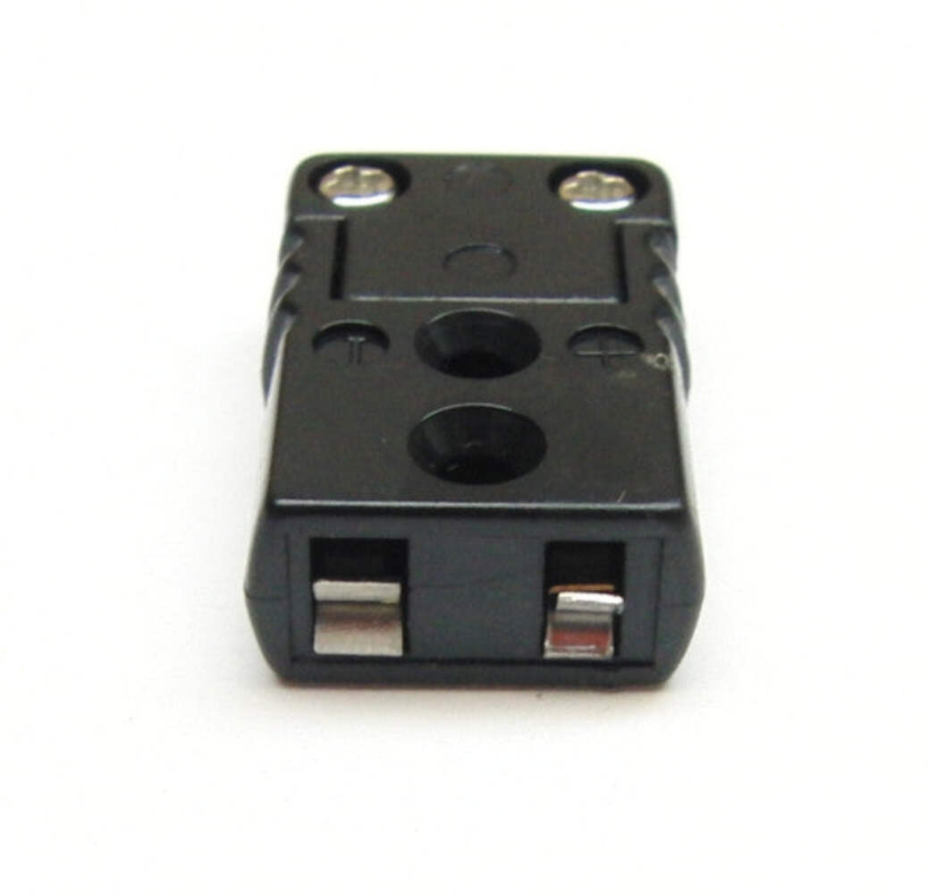 Thermocouple Connector, Type-J, Mini-Female, Flat Blade Socket, Standard