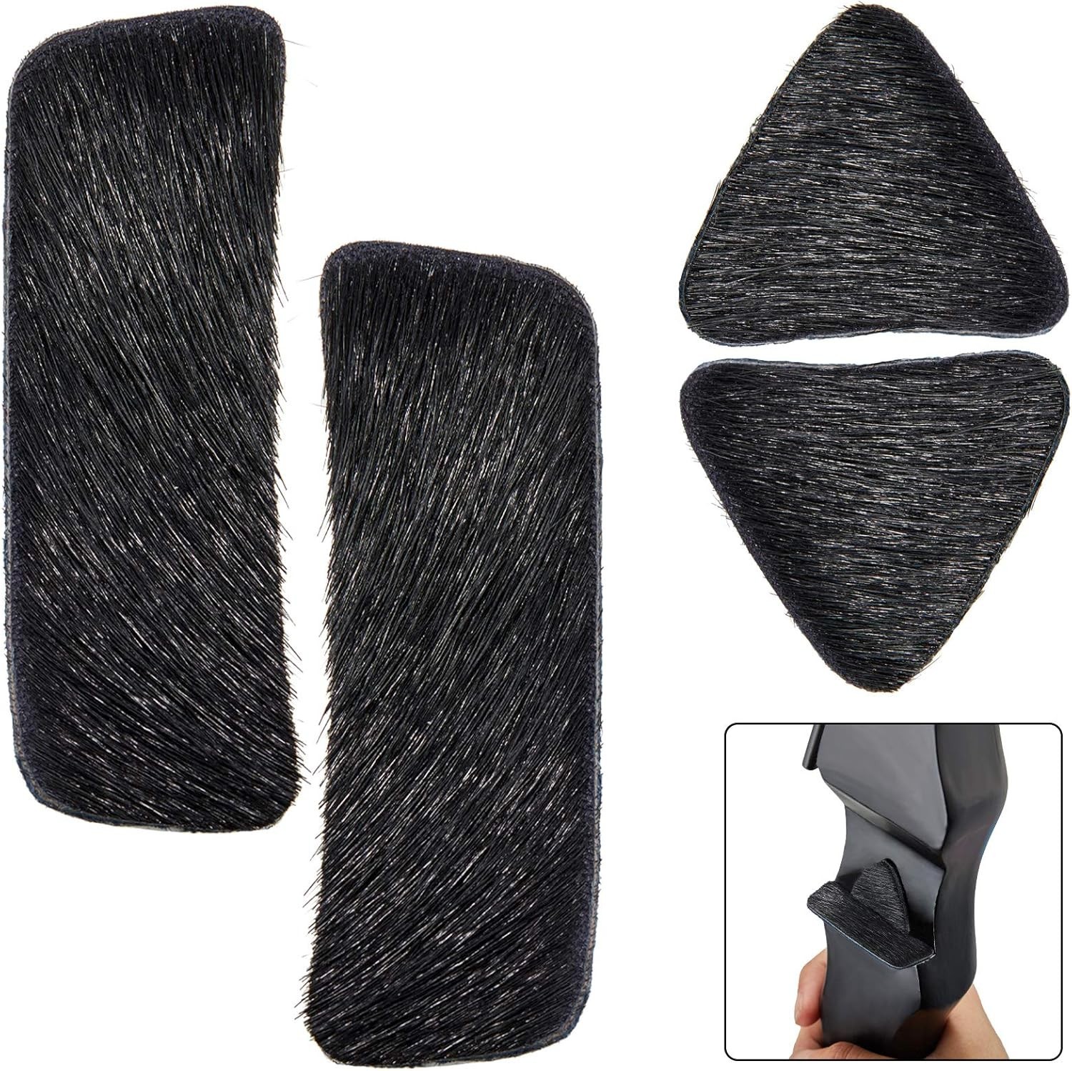 2 Pairs Recurve Bow Arrow Rest Archery Hair Stick on Fur...