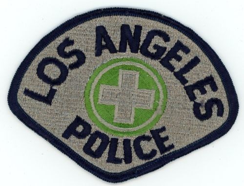 CALIFORNIA CA THE ANGELES POLICE TRAFFIC NICE SHOULDER PATCH SHERIFF OLD BACKING