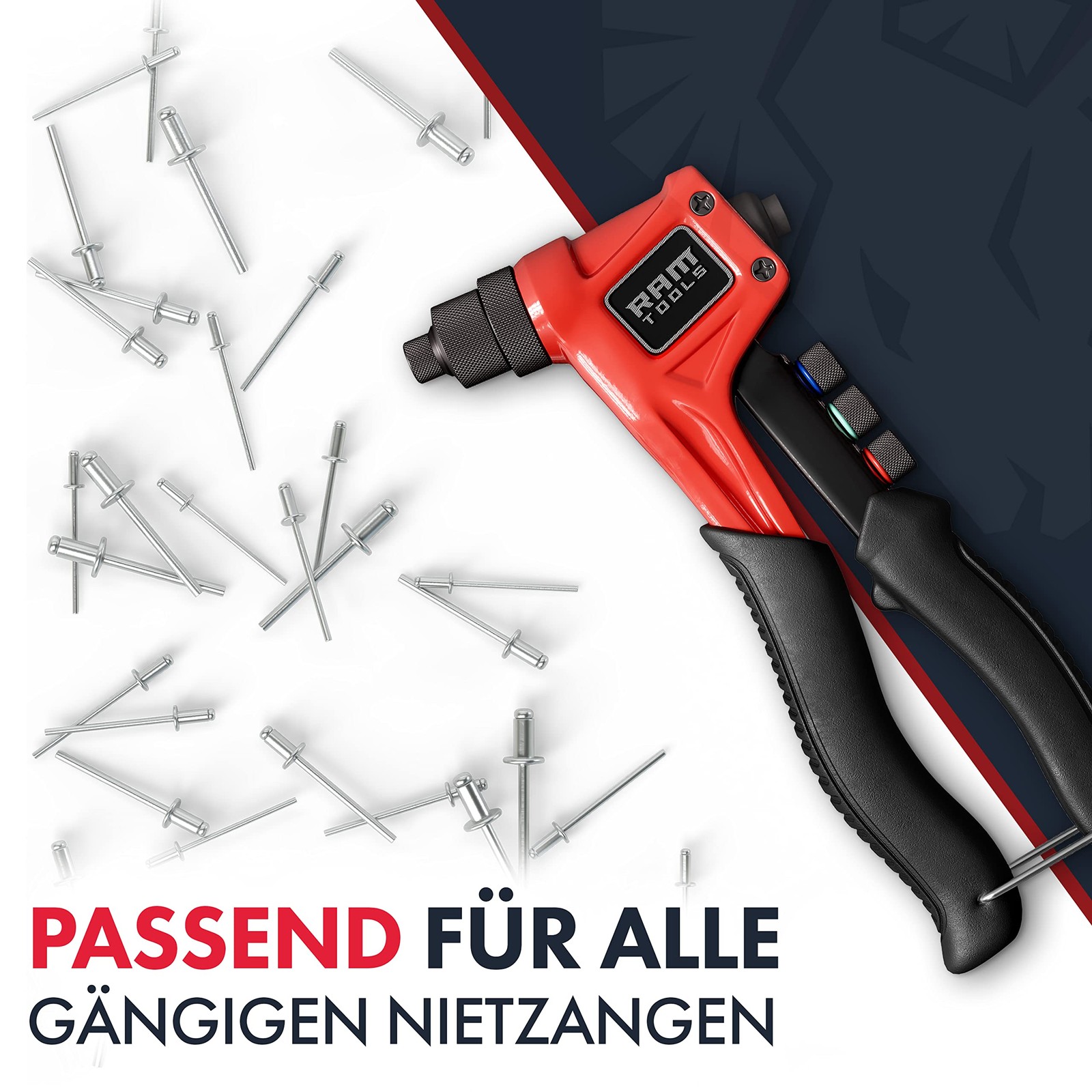 ® Blindnieten Set | 400 tlg Nieten Set | UNIVERSELL passend für Nietzange | P...