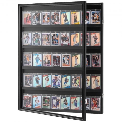 VEVOR 35 Graded Sports Card Display Case,24.3x30.5x2.1 in,Baseball Card Display
