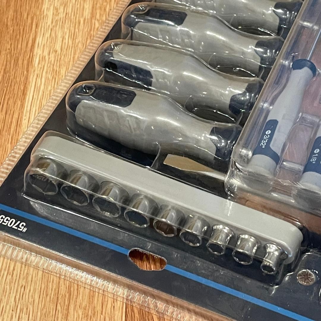 50pc Piece Screwdriver & Socket Set NEW SEALED ORIGINAL PACKAGING Tools Father's