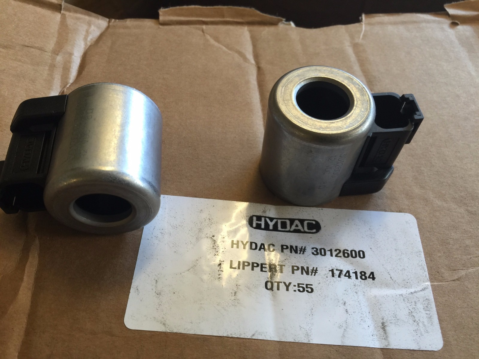 12v Hydac 174184 Electric Valve Solenoid 3012600 *FREE SHIPPING*