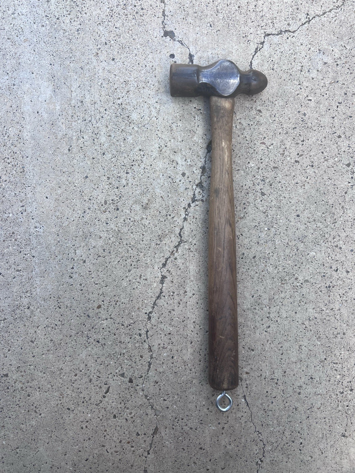 Vintage True Temper KELLY PERFECT NO. 224 Ball & Peen 1.15lb Hammer, 15in Handle