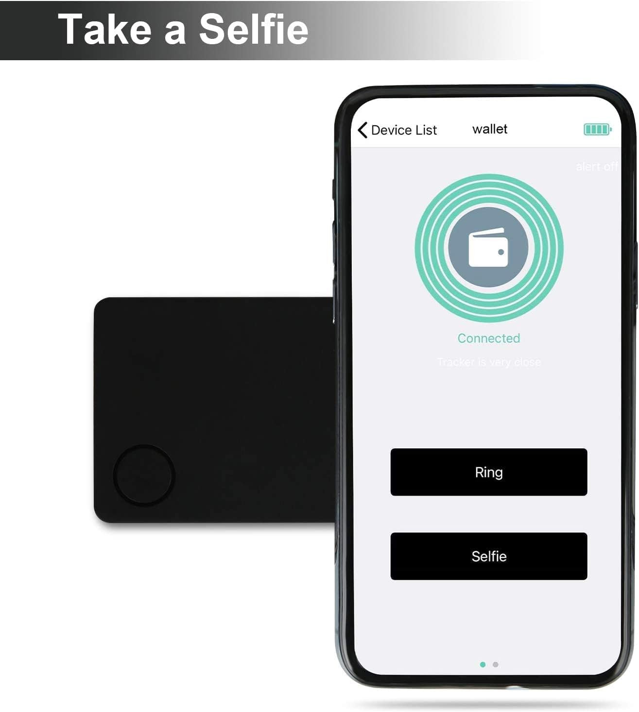 Wallet Tracker Card Finder Slim Locator Bluetooth Item Tracker Alarm Device SetU