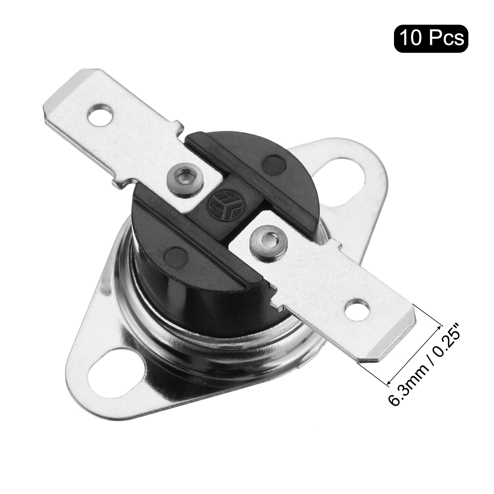 Temperature Control Switch , Thermostat , KSD301 85°C , 10A , N.O 10pcs